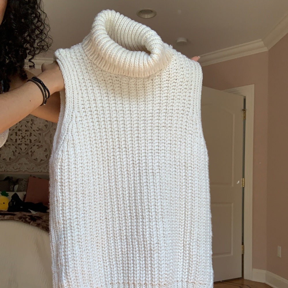 Cream Turtleneck
